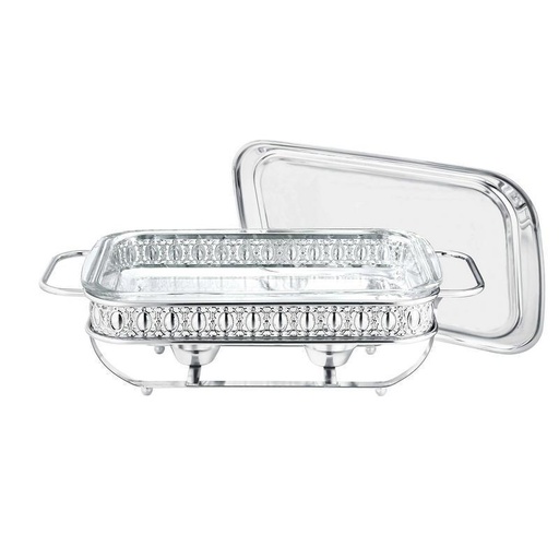 [13-R342] 1.5L Silver Square SS Food Warmer